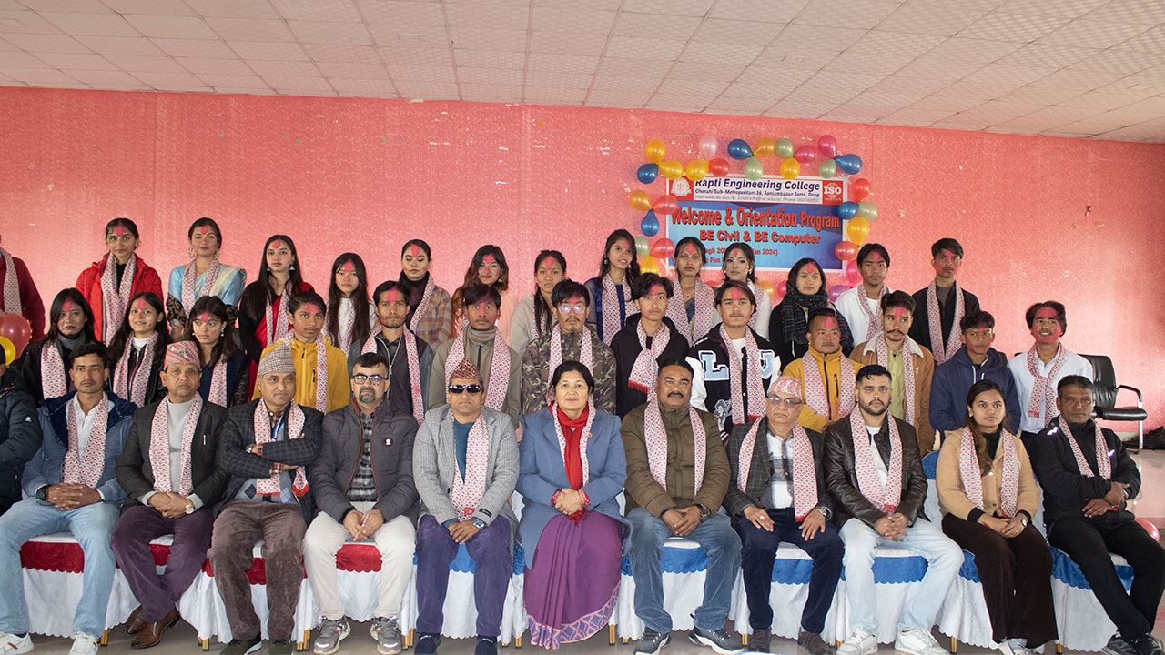 Welcome Program for New Students | Rapti Engineering College